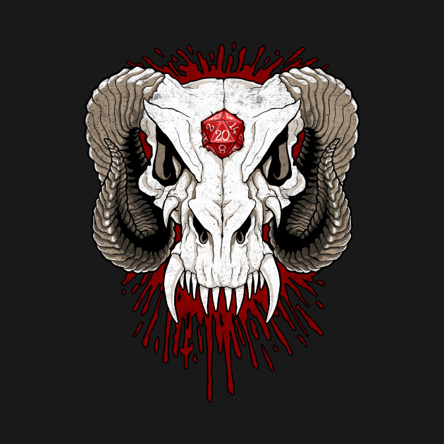 dragon skull d20 dungeons