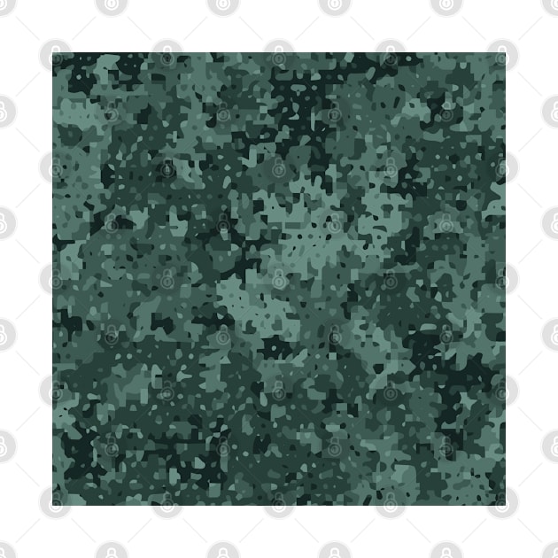 Green Micro Camo (Camouflage) Pattern by John Uttley