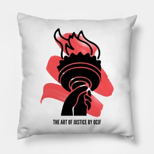 Art of Justice Torch Pillow