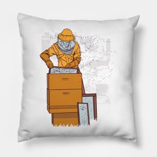 Beekeeper Save The Bee Hives Bees Beek Gifts Pillow