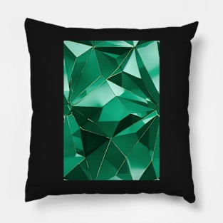 Jewel Pattern - Green Emerald, for a bit of luxury in your life! #6 Pillow