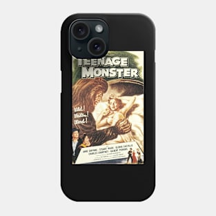 Vintage Drive-In Trash Movie Poster - Teenage Monster Phone Case