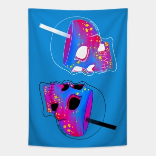 Space Skull Juice Tapestry