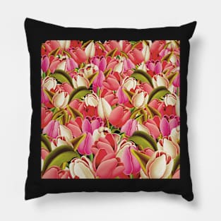 Tulips flowerpower Pillow