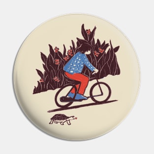 Boy riding outdoors Pin