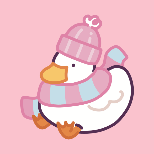 Cozy Winter Duck by Meil Can