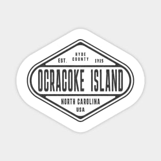 Ocracoke Island, NC Summertime Weathered Sign Magnet