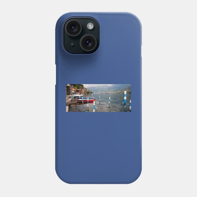 Picturesque Italian Village on the Largest Lake Island in Europe Phone Case by Violaman