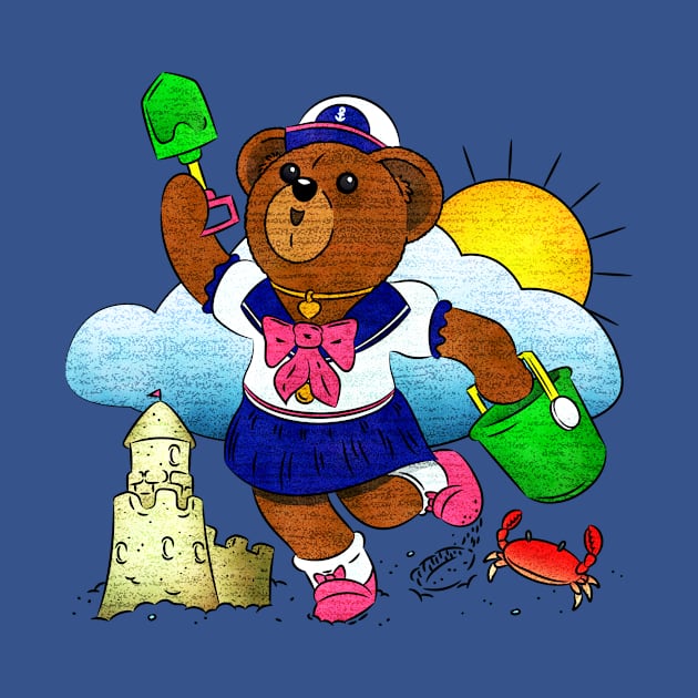 Beach Bear by JPenfieldDesigns