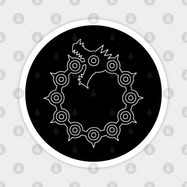 Meliodas Tattoo - Seven Deadly Sins - Magnet | TeePublic Meliodas Tattoo - Seven Deadly Sins - Magnet | TeePublic