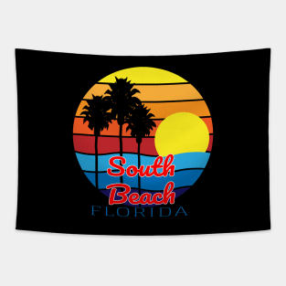 South Beach Florida Tapestry