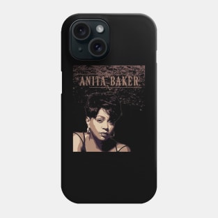 Anita baker // Brown Vintage Phone Case