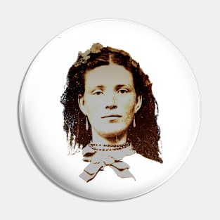 Young Woman of Olden Times Pin