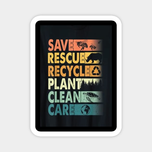 Happy Earth Day Magnet by spantshirt