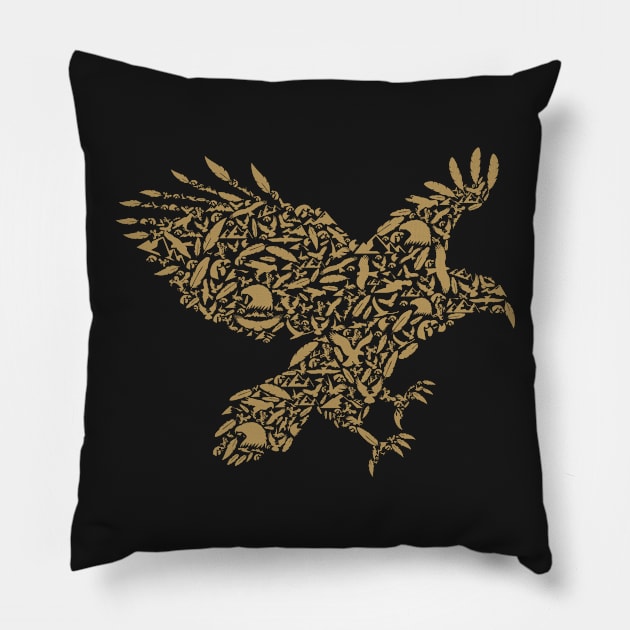 Eagle Pillow by caffeinart