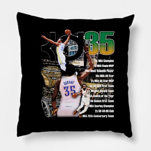 Kevin Durant Stats Pillow