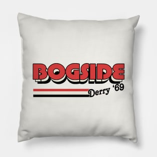 Bogside Derry 1969 / Retro Style Irish County Design Pillow