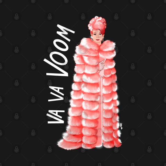 Va Va Voom Pink! by Illustrating Diva 