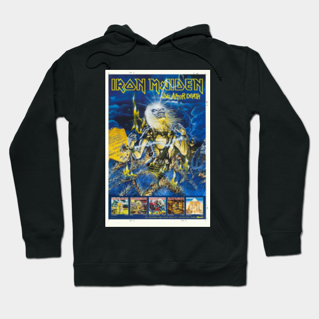 iron maiden live after death hoodie