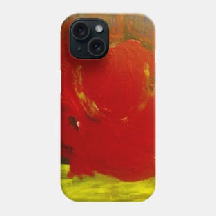 Abstract in Nature Red Rose Phone Case