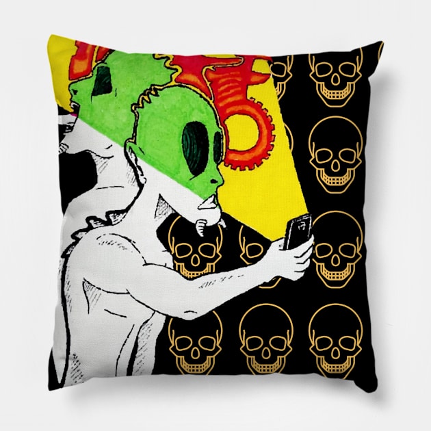 Shook Demons Pillow by JammyPants