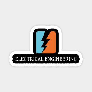 electrical engineering, engineer, text, and logo Magnet