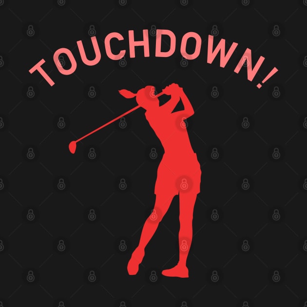 Funny Golf Player Touchdown by isstgeschichte