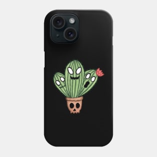 spooky halloween cactus Phone Case