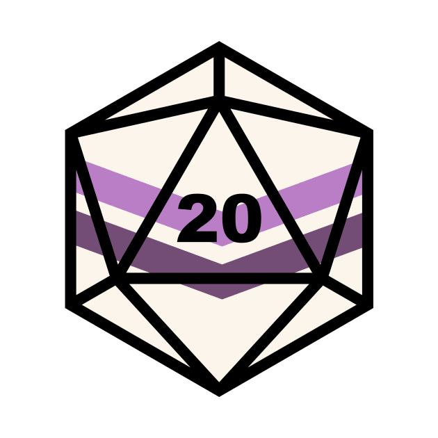 Pride D20: Queer by MeepDrawsThings