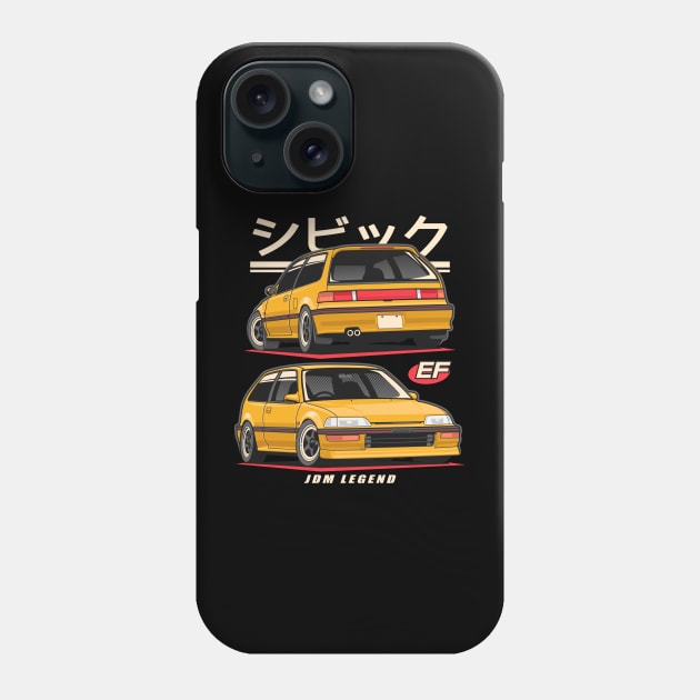 Civic EF Phone Case by squealtires