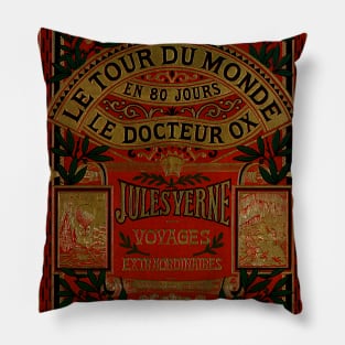 Jules Verne Around The World In Eighty Days Pillow