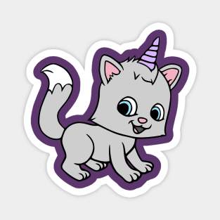 Unicorn Kitty Magnet