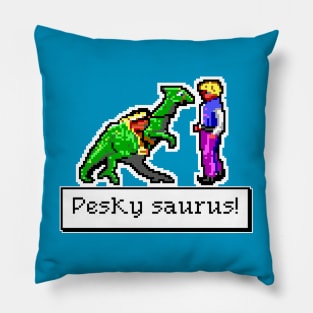 Pesky Saurus! Pillow