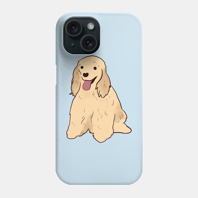 American Cocker Spaniel Phone Case by Mayarart