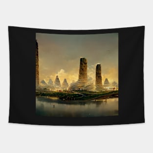 Smart city in ancient times Tapestry