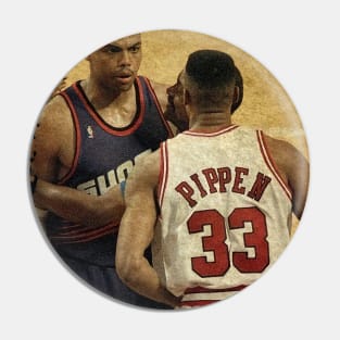 Charles Barkley vs Scottie Pippen, NBA Finals Pin