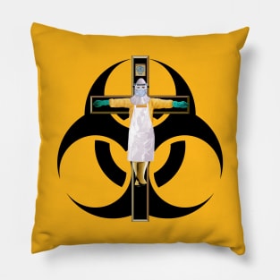 Ebola Crucifixion Pillow