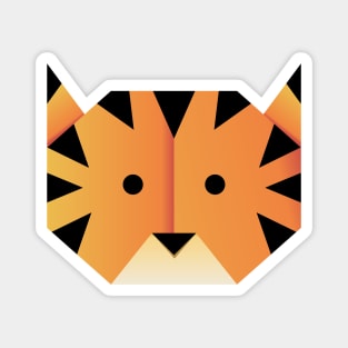 Paper tiger head Magnet