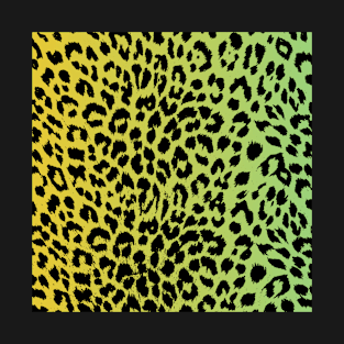 colorful leopard pattern T-Shirt