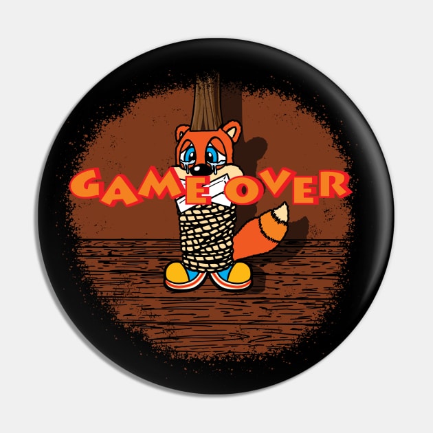 Game Over Pin by Daletheskater