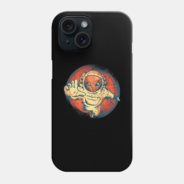 Alien Ufo Astronaut Space Phone Case by Lionstar