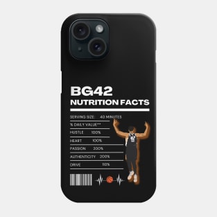 Brittney Griner Nutritional Value Basketball Shirt Phone Case