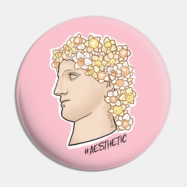 Narcissus Pin by Sam18artworks