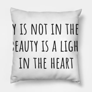 A Light in the Heart Pillow