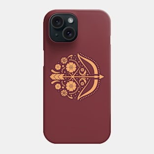 Scandinavian Folk Style Archery Phone Case