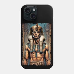 Ancient Egyptian Pharaoh in the Temple Phone Case