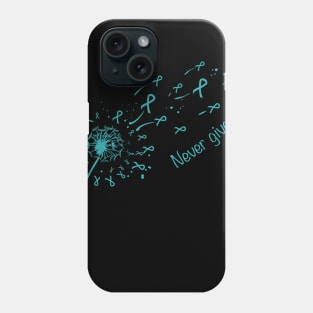 Cervical Cancer Awareness Never give up Phone Case