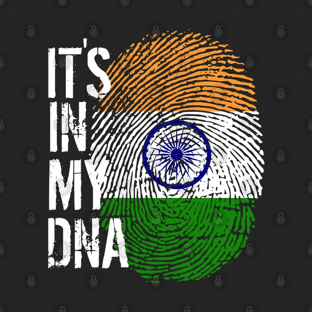 India Flag Fingerprint My Story DNA Indian by Your Culture & Merch