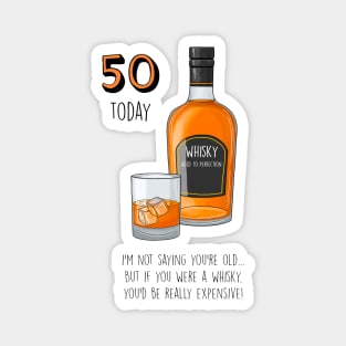 50 Today Whisky Magnet