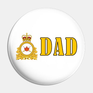 Bold design for anyone whose Mum or Dad serves in the Canadian Armed Forces Pin